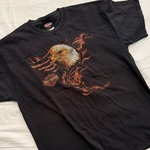 Harley-Davidson Vintage Black Eagle Graphic Tee
